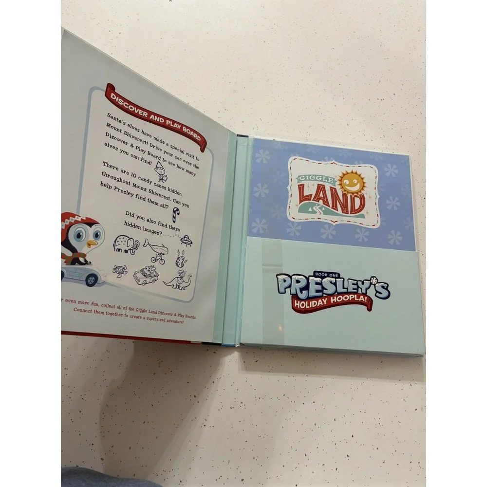 Interactive 2013 Hallmark , Book One , Presley's Holiday Hoopla With Car, New‎